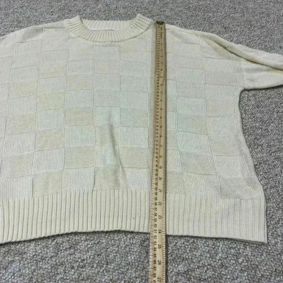 Maurices Cable Knit Cream Sweater Women's Size XL - Picture 7 of 7